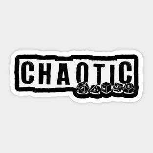 Chaotic Femme (Light Ink) Sticker